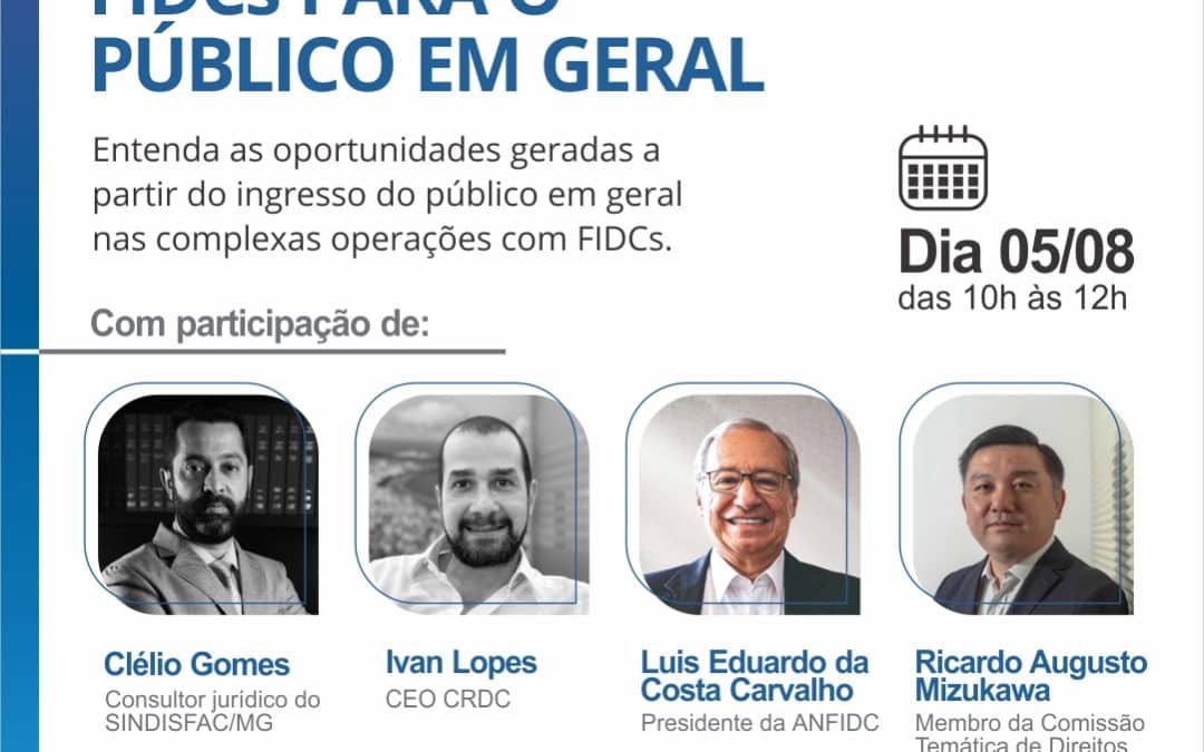 Webinar CRDC | FIDCs para o público em geral.